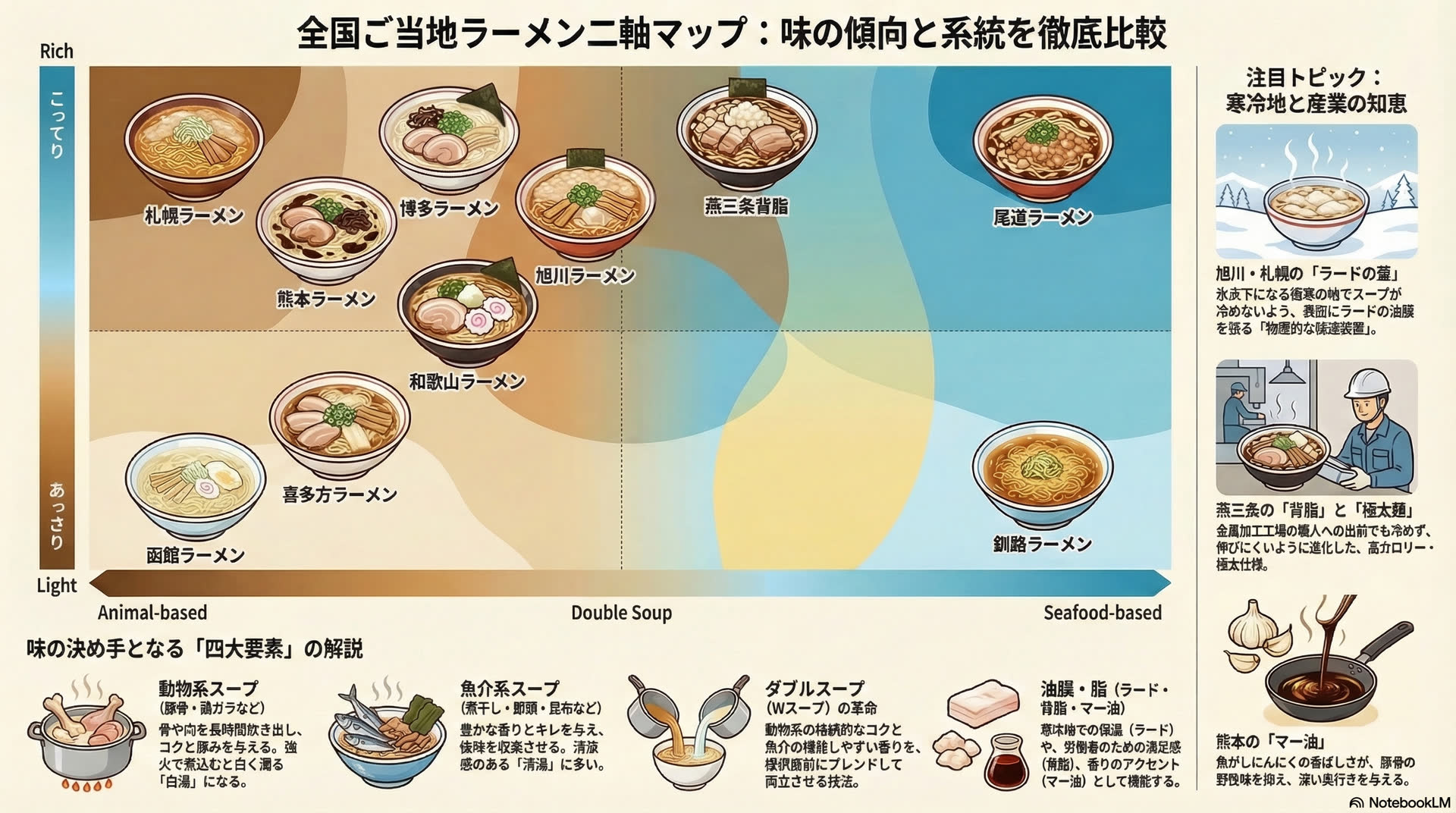 ご当地ラーメン図解