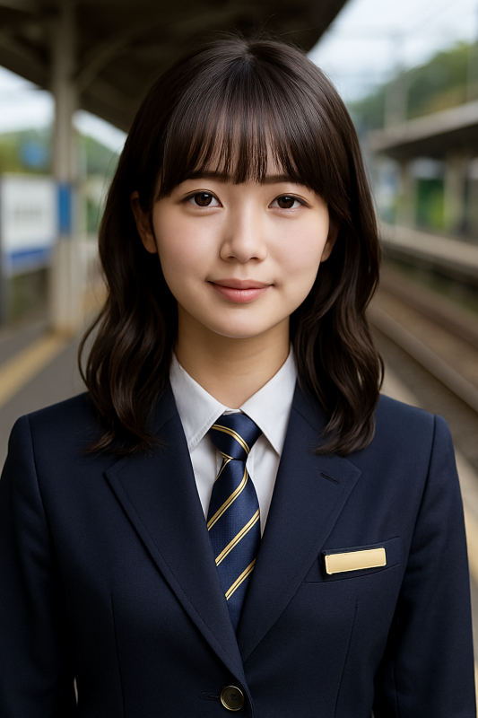 外房線・太東駅（たいとう）駅長　高城 ひかり（たかしろ ひかり）