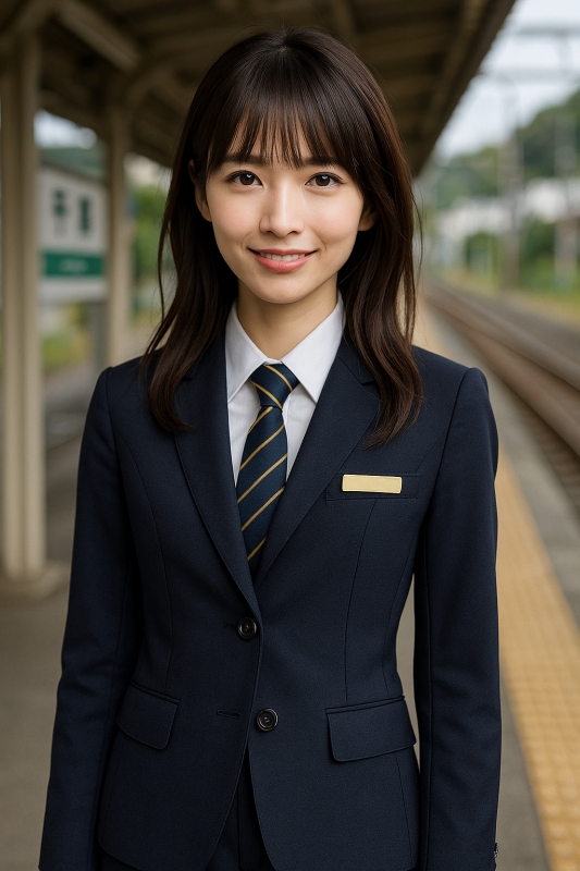 外房線・太東駅（たいとうえき）駅長　朝比奈 沙羅（あさひな さら）