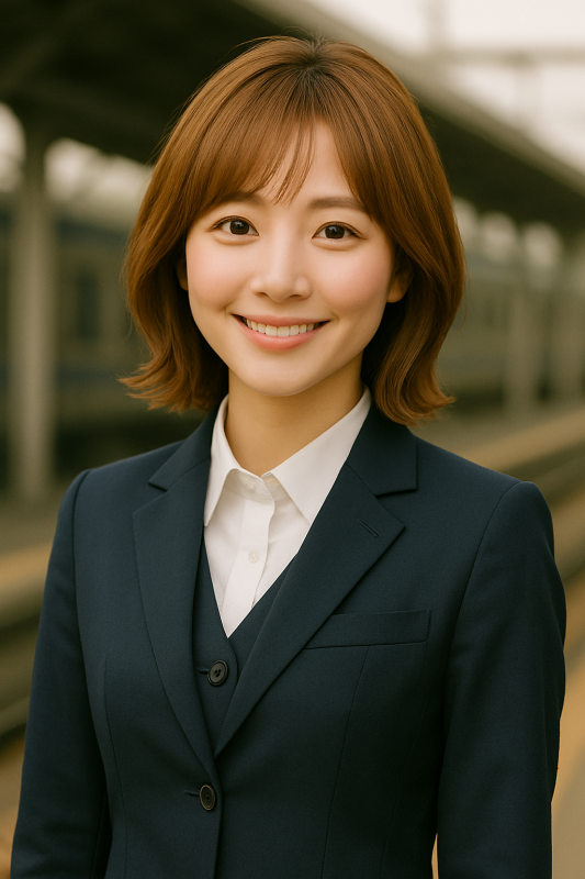 君津駅（きみつ）　駅長　高梨 春乃（たかなし はるの）