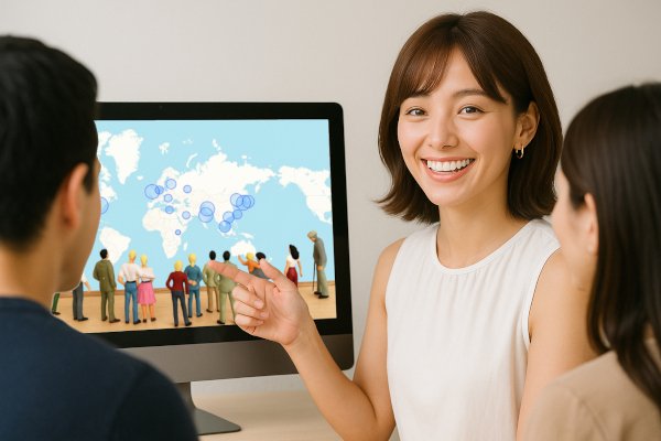 試作を説明するレビュー