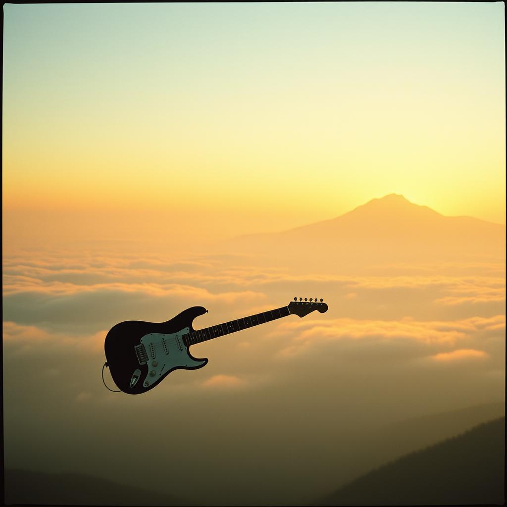 Instrumental cinematic chill-rock flight BGM