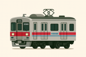 京成3500形更新車（3588号車を参考）