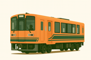 くま川鉄道のKT-100形ディーゼルカー